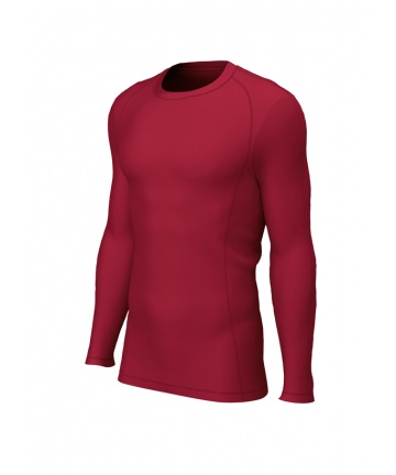 Red Base Layer Long Sleeved Top, Base Layers
