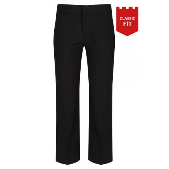 Charcoal Classic Fit Junior Trousers, Trousers and Shorts, The Kingston Academy Boys