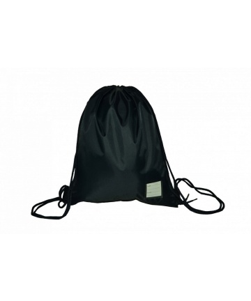 Navy Nylon Rucksack Style Drawstring Gym Bag, Bags